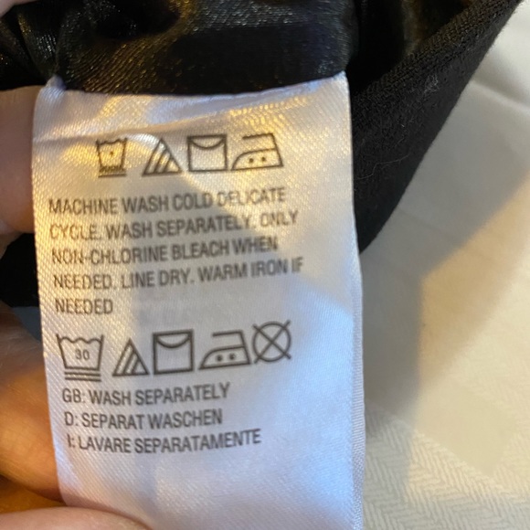 Linea by Louis Dell’Olio V-Neck Zip Front Jacket Black Regular 12 - Picture 5 of 5